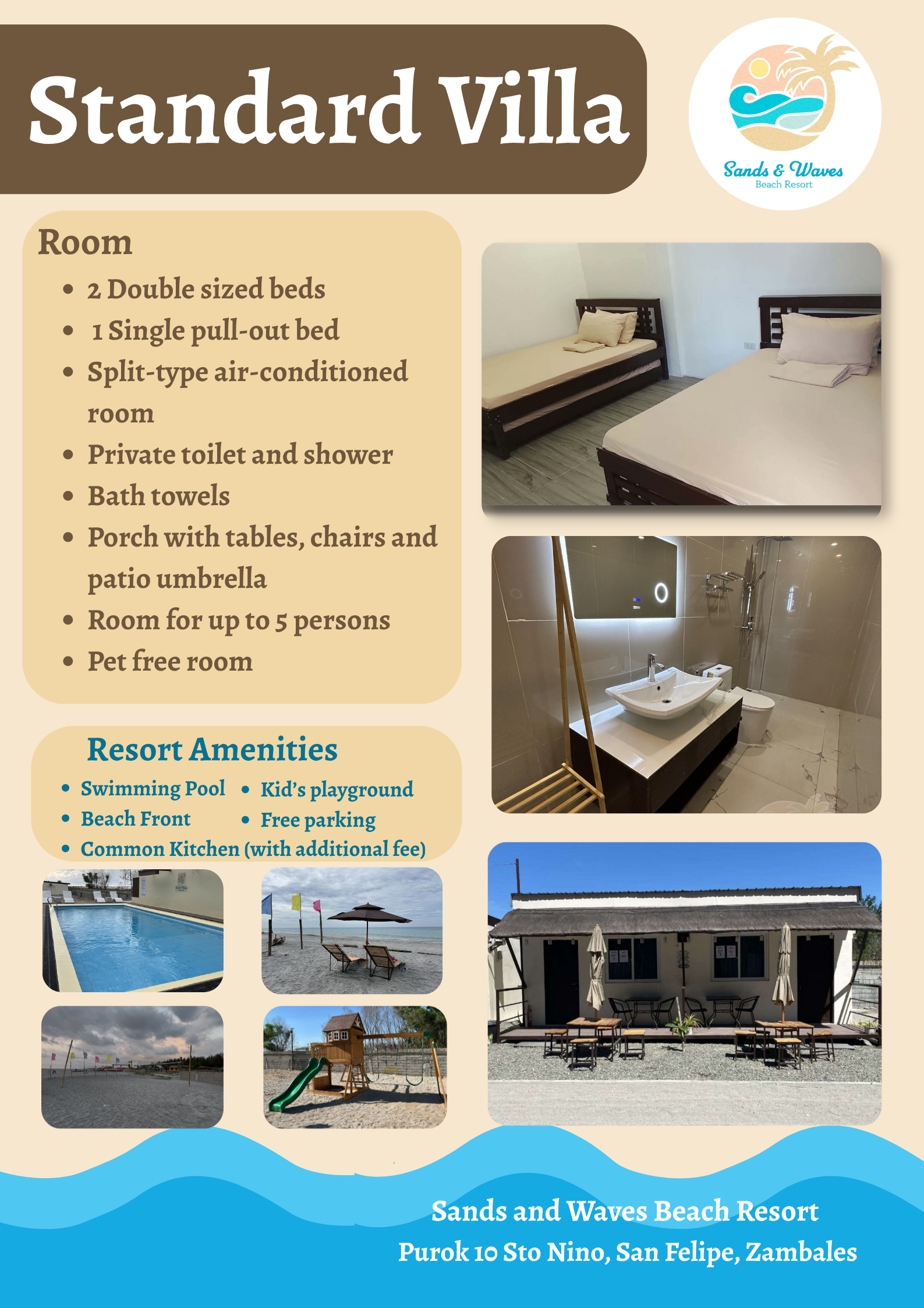 sands and waves beach resort marketing posters (1)